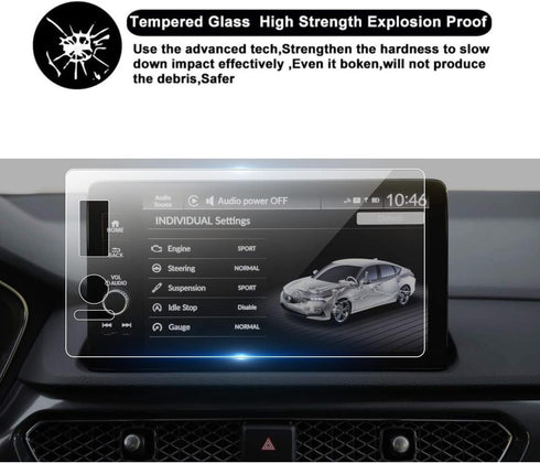 SATIS Screen Protector Compatible with 2023 2024 Pilot 9-inch Touchscreen?Anti Scratch,Bubble Free,9H Hardness Tempered Glass...