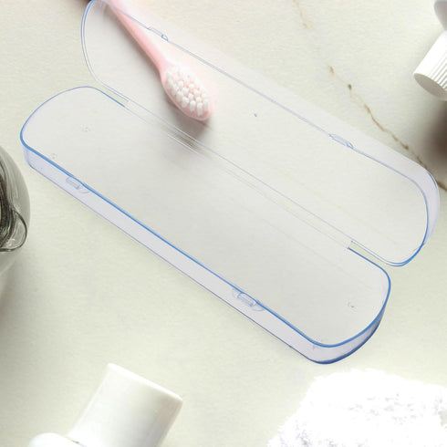 Cabilock Large Case Organizer Toothpaste Blue Portable Storage Plastic Case Holder Camping Toothbrush Breathable Case/Holder/for Rectangular Makeu...