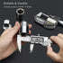Digital Caliper, Caliper Measuring Tool with Stainless Steel, Electronic Micrometer Caliper with Large LCD Screen, Auto-Off Feature, Inch and Mill...