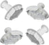 PME Creative Plaque Rose & Plain Embossing Plunger Cutters, Set of 4...
