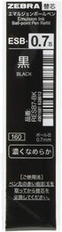 Zebra B-RESB7-BK Oil-Based Ballpoint Pen Refill, Sharbo ESB-0.7 Lead, Black, 10 Pens......