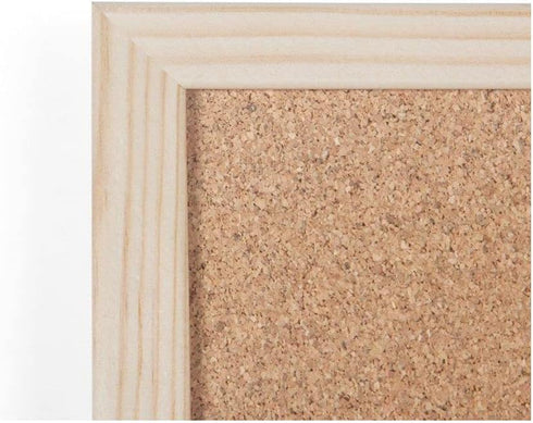 MasterVision Cork Push Pin Bulletin Board, 12" x 18", Pine Wood Frame, Wall Mount Kit Included (MC180012010)...