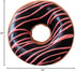 HYSEAS Round Throw Pillow 14 Inch Chocolate Pink Donut, 3D Digital Print Decorative Comfortable Soft Plush Funny Food Shaped Pillow Light Weight S...