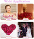 100 Grams Natural Real Red Rose Flower Petals Dried Rose Petals Real Flower Dry Red Rose Petal for Foot Bath Body Bath SPA Wedding Confetti Decora...