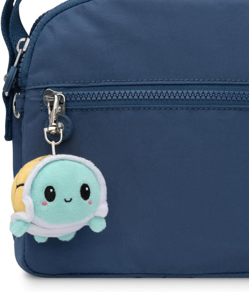 TeeTurtle | Plushie Charm Keychain | Happy Brown Shell Turtle...
