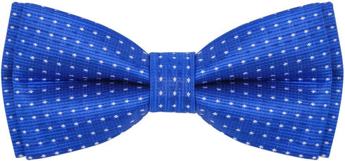Rhea Rose Dog Collar with Bow Tie for Girl or Boy Gift Soft Durable Bowtie Blue dot Small...