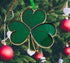 Irish Christmas Ornament Shamrock Symbol of Ireland Tree Decoration, 3 7/8 Inch...