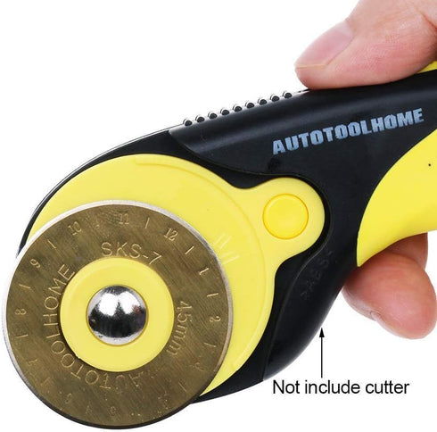 Titanium Coated Rotary Cutter Blades 45mm 10 Pack Replacement Blades Quilting Scrapbooking Sewing Arts Crafts,Sharp and Durable...