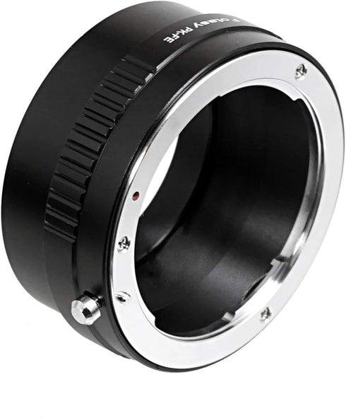 Fotasy PK Lens to E Mount Adapter, K Mount E Adapter, PK Lense to E, Compatible with K-Mount Lens Sony a7 a7R a7s II III IV a9 a7c Alpha 1 a6600 a...