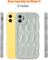 Water Ripple Curly Wave Frame for iPhone 11 Case,Soft Slim Silicone Water Ripple Pattern iPhone 11 Phone Case, Gray...