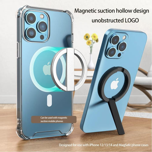 for MagSafe Phone Holder, Magnetic Phone Grip with Ring Holder and Stand, Compatible with iPhone 14/13/12 Series...