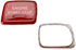 iJDMTOY Gloss Red Real Carbon Fiber Keyless Engine Start/Stop Push Start Button Cover Compatible with 2016-up Chevrolet Camaro...