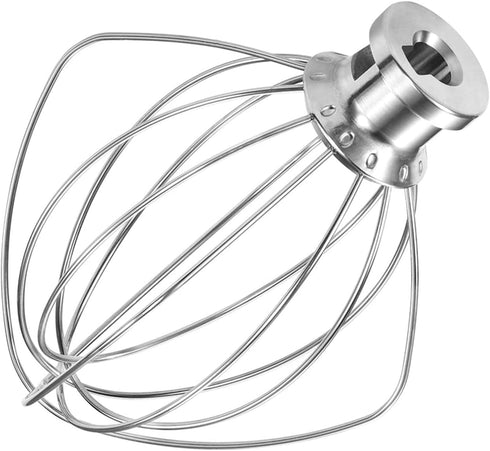 K45WW 6'' Wire Whip Compatible with 4.5-5Qt KitchenAid Tilt-Head Stand Mixer, Kitchenaid Whisk Replacement For Egg Cream Stirrer, Flour Cake Ballo...