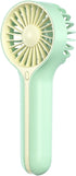 BDXXJ DABAIHQ Mini Portable Fan with Base, Small Handheld Fan with 3 Speeds, USB Rechargable, Battery Operated Personal Fan, Pocket Lash Fan for T...