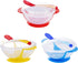 Berry President Baby Bowls with Suction Base, Spill-Proof Lid, Temperature-Sensing Spoon, Binaural Design Bowl for Babies Kids children Toddlers, ...