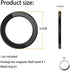 Magnetic Ring Holder for iPhone 14 13 12 Magnet Wall Mobile Phone Holder Magnetic Car Phone Stand for magsafe case (Black 2 pcs)......