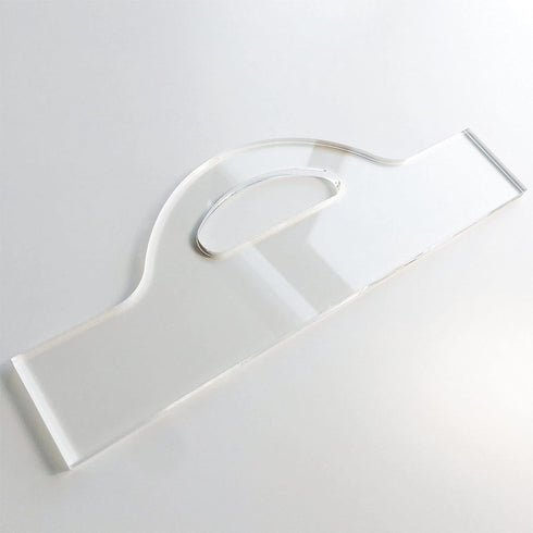 Charcuterie Board Handle Template, Clear Acrylic Template, Woodworking Router Template, Eighth Sunrise...