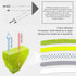 20PCS Reflective Car Wheel Decorative Stripe Stickers, Night Safety Warning Stickers, Anti-Scratch Reflective Stickers Car Motorcycle Wheel Safety...