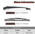 Replacement for Acura MDX 2007-2016, Rear Windshield Wiper Arm Blade Set - OTUAYAUTO Factory OEM Style 76720STXA01...