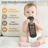 Baby TV Remote Control Toy with Music Sound and Light, Realistic Toddler TV Remote Toy Early Educational Learning Toy with 3 Language Musical Toy ...