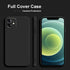 TENOC Phone Case Compatible with iPhone 12 Mini, Black Case Anti-Fingerprint Protective Bumper Matte Cover for 5.4 Inch...