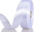 YASEO 1 Inch White Solid Satin Ribbon, 50 Yards Craft Fabric Ribbon for Gift Wrapping Floral Bouquets Wedding Party Decoration...