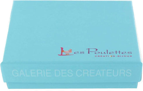 LES POULETTES JEWELS - Sterling Silver Earrings Two Feathers...