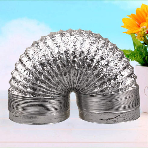 DOITOOL 3 Inch 6.7 Feet Dryer Vent Hose Aluminum Flexible Ducting, Duct Hose for Heating, Ventilation and Air Conditioning...