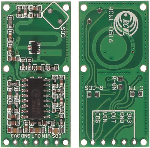 6PCS RCWL-0516 Microwave Radar Motion Sensor Module for Arduino ESP8266 Nodemcu Wemos Smart Switch Module Human Body Induction Detector 5-7M Dista...