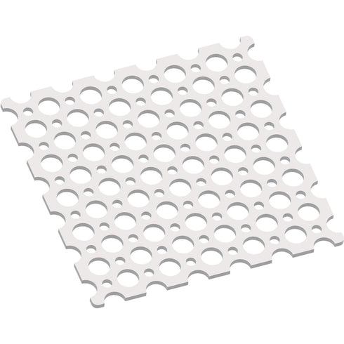TETRIX PRIME 6x6 Plate, 96 mm x 96 mm Aluminum Building Plate, Robotics Building Elements, Spare Parts for Robotics and Vehicles, Package of 2, Co...