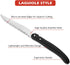 Knife Set, Steak Knives Set of 6, 6 Pcs Steak Knife Set Dishwasher Safe Knife Set, New Laguiole Premium serrated knife set, knives Set for Kitchen...