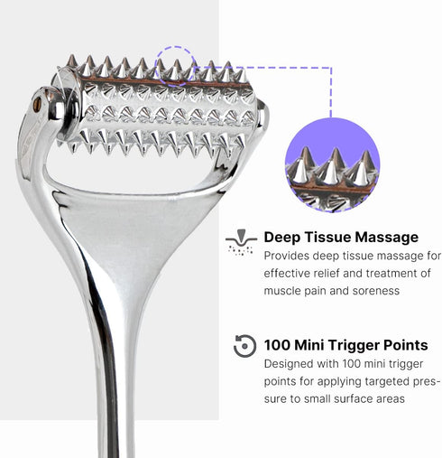 Acupressure Roller, Acupuncture Massage Roller for Neck/Head/Hand Pain Relief and Muscle Relaxation...
