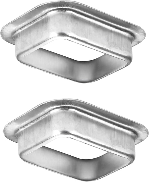 3" x 4" Rain Gutter Downspout Drop Outlet Aluminum K Style (2 Pack)...
