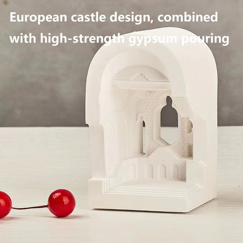 Castle Style Gypsum LED Night Light, Adjustable Brightness, for Kids & Pets, DIY Home Decor...
