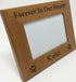 Forever in Our Hearts Custom Dog Memorial Wood Picture Frame - Fits 4x6Inch Picture (4x6 Horizontal)...