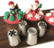 4 PCS Christmas Pastry Icing Piping Nozzles,Special Stainless Steel Russian Piping Tips Set,Cake Decorating Tools(1 Christmas Tree,2 Snowflake,1 L...