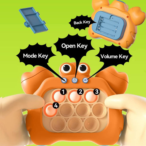 Puzzle Pop Light Up Game Fidget Travel Games /Travel Sensory Fidget Toys Popular Handheld Games for Teenagers Anti Anxiety Autism Relief Birthday ...