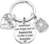 Nimteve Birthday Keychain Gift - Inspirational Birthday Gifts for Women & Men...