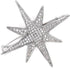 Victorian Style Full Micro Pave Double Layered 8 Pointed Burst Star Brooches Pins Celestial Jewelry...