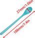 Long Handle Mixing Spoon Plastic coffee spoon iced tea spoons long spoon Suitable for iced coffee lemonade sundae (white light green pink yellow o...