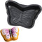 Crethinkaty Easter Butterfly Mini Cake Pan Pie Mold, 5.3 Inch Cake Tin with Non Stick Coating Baking Molds Bakeware Tray for Cake Chocolate Fondan...