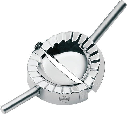 Ravioli, Pierogi, and Dumpling Maker, 18/8 Stainless Steel Pasta and Pastry Press, Perfect for Molding and Sealing Fresh Stuffed Pasta and Pastry ...