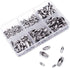 KINGOU 155pcs Stainless Steel Ball Chain Connector Clasps Fits for 1.6/2.0/2.4/3.2/4.0/4.8mm Beaded Ball Chain...