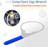 6 Inch Colar/Vent Cap Fuel Filter Wrench for 380134 382 Compatible with Detroit Diesel Truck Engines Cummins Engines, Davco 382 Filter Wrench...