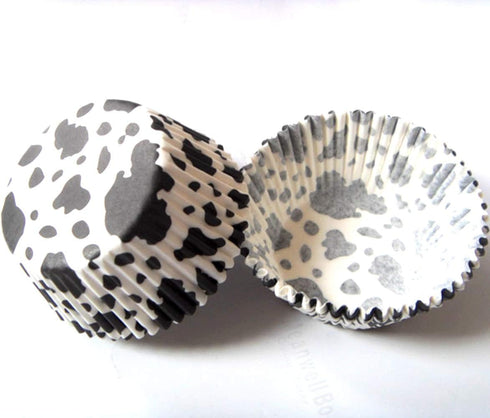 Cow Animal Paper Muffin Cupcake Liners case Birthday Baking Cups Holders 100 pcs,Standard Size 2x1.25inch...