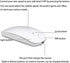 ZERU Bluetooth Mouse,Rechargeable Wireless Mouse for MacBook Pro/MacBook Air,Bluetooth Wireless Mouse for Laptop/PC/Mac/iPad pro/Computer (White)...