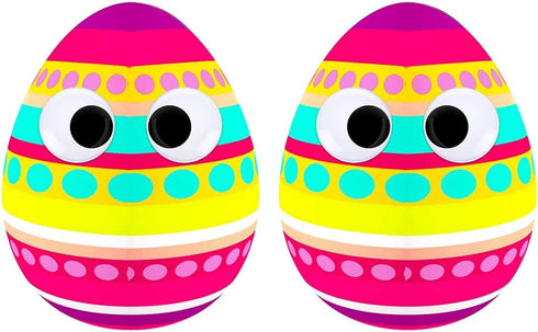 100 Pieces Wiggle Eyes, 1.2 inch Googly Eyes with self Adhesive Round Plastic for Crafts Making and Party Decorations...