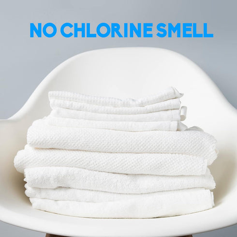 Laundry Whitener Sheets 60 count, Chlorine Free, Fragrance Free Bleach for White Clothes, Safe for Use in All Washing Machines...