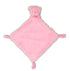 Pink Bear Security Blanket with Rattle Polka Dot Accents...