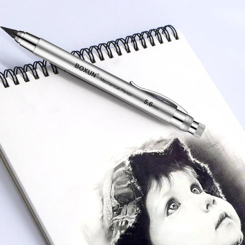 5.6 MM Lead Holder, Clutch Pencils for Draft Drawing, Shading, Crafting, Art Sketching, Wood Working, Pack of 2 Pieces...